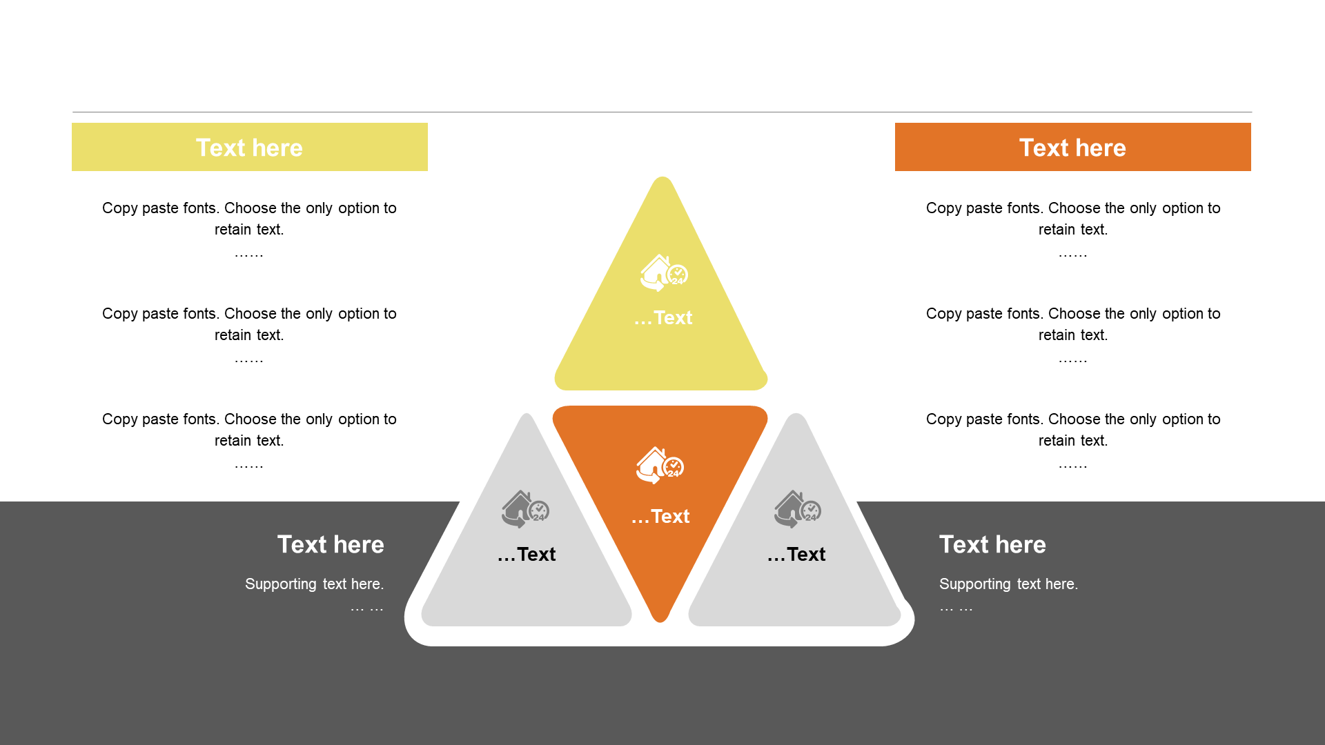 Yellow Creative Party Building Work Summary PPT Case