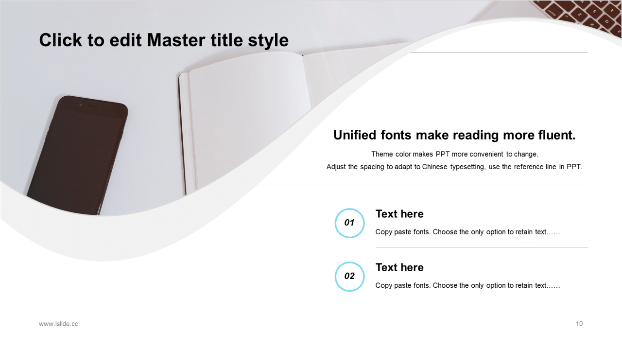蓝色简约【深邃宇宙】主题原创商务PPT模板