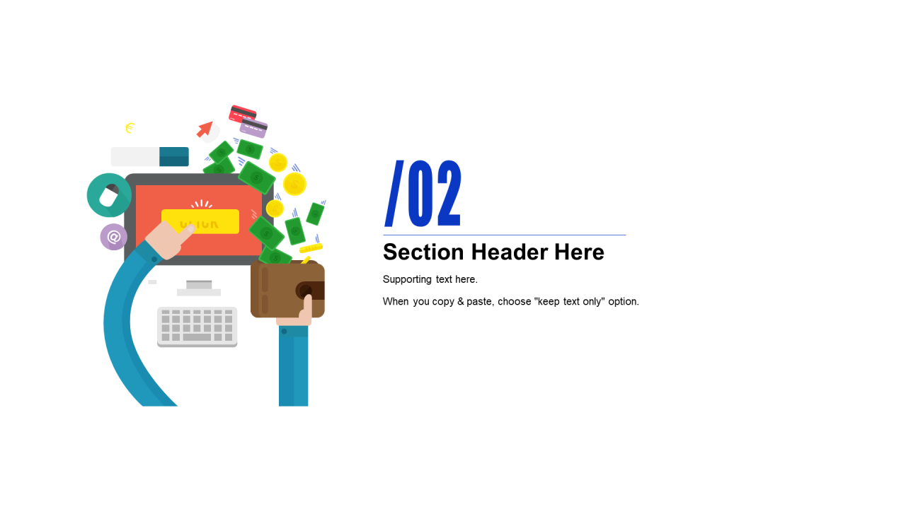 蓝色插画教育学习工作总结PPT案例