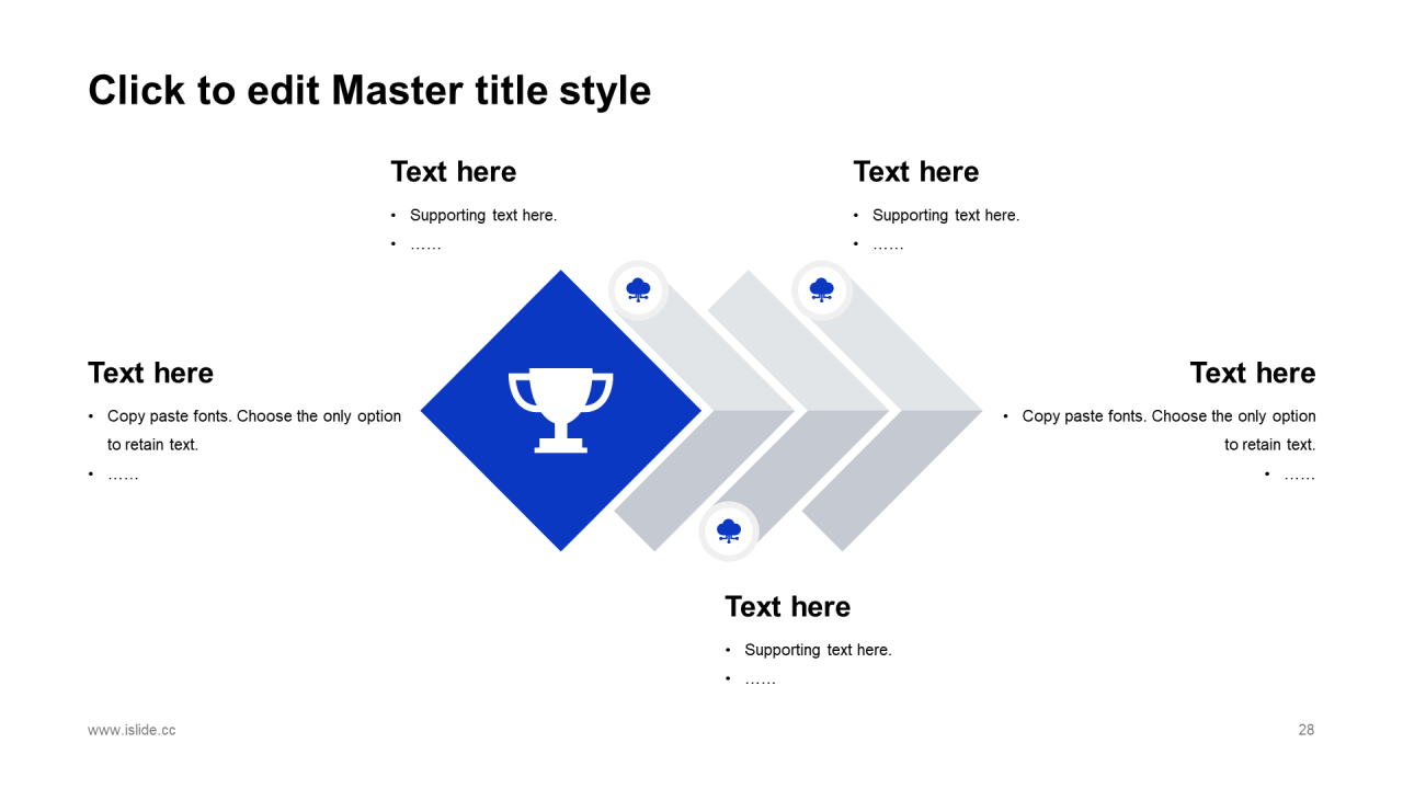 蓝色插画教育学习工作总结PPT案例