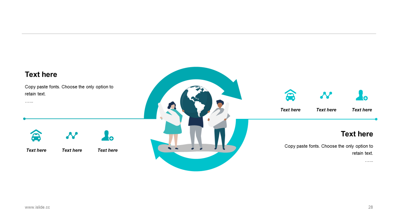 蓝色科技智能工作总结商业计划书PPT案例