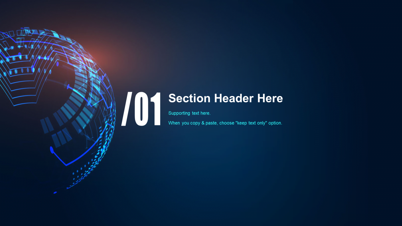 黑色科技智能工作总结季度工作计划汇报PPT模板