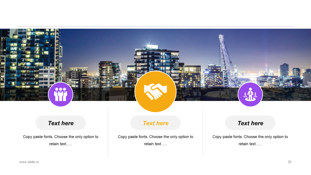 紫色创意几何品牌活动宣传商业计划书PPT素材