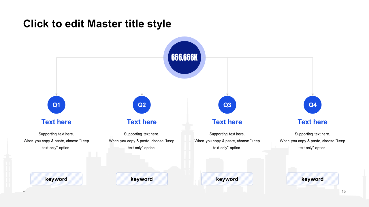 蓝色创意商务科技工作总结PPT案例