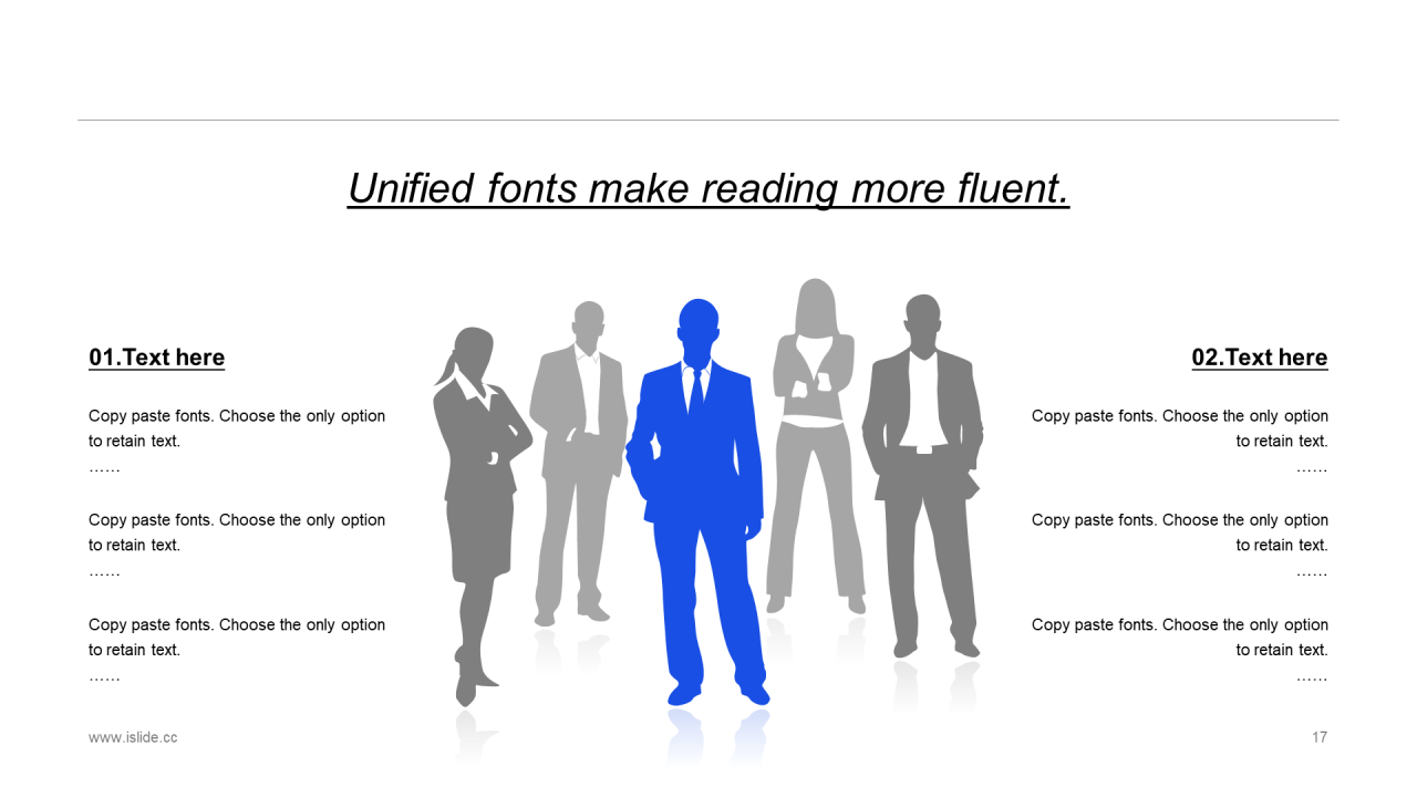 蓝色创意商务科技工作总结PPT案例