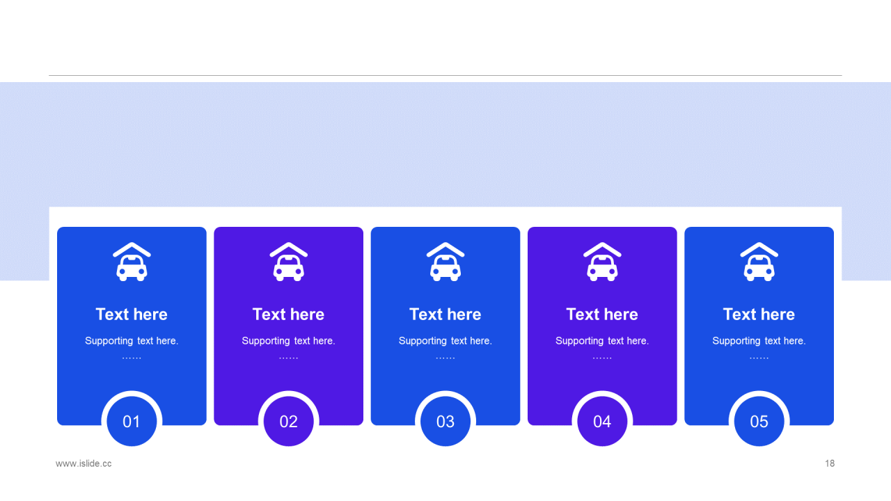 蓝色创意商务科技工作总结PPT案例