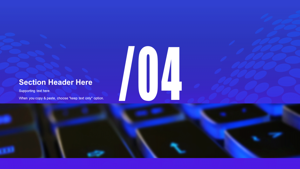 蓝色创意商务科技工作总结PPT案例