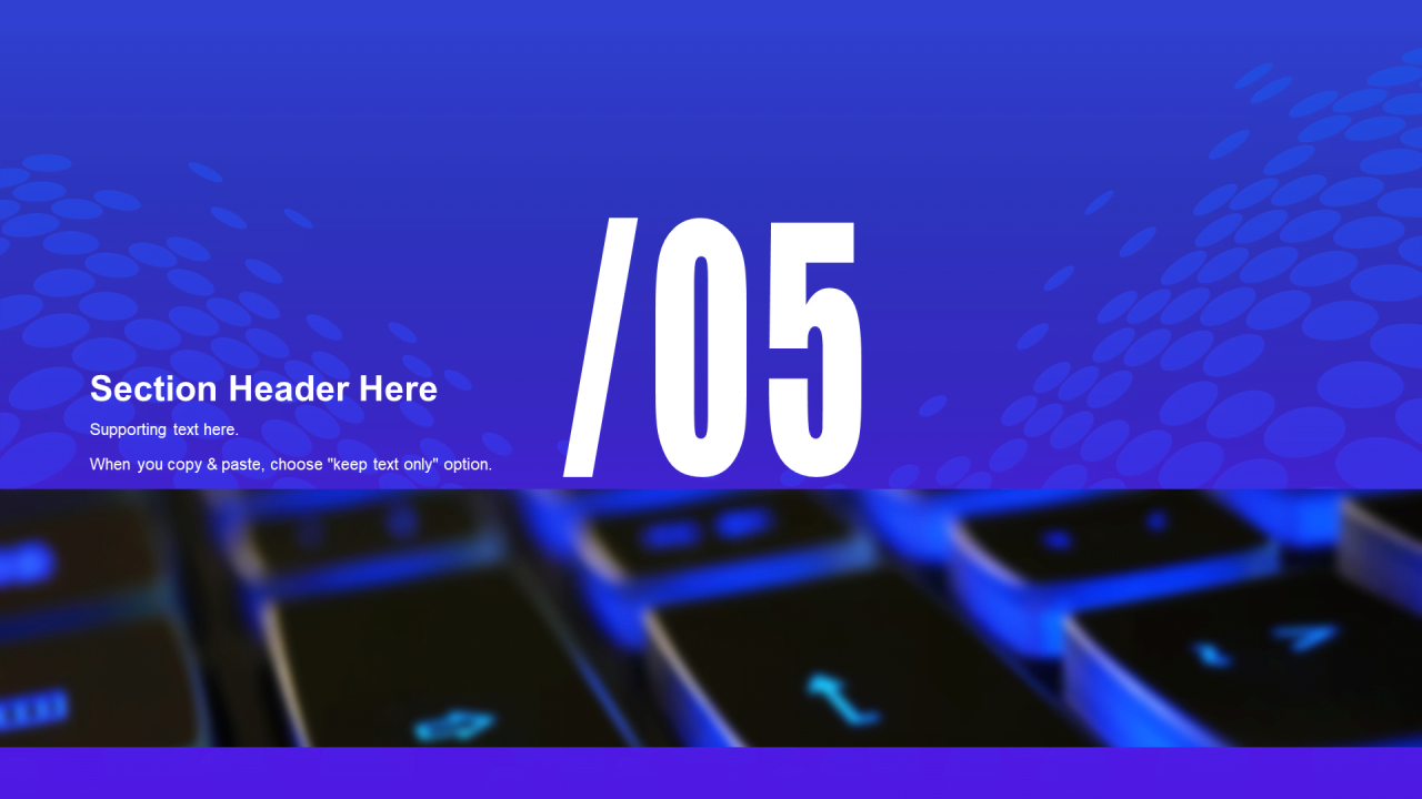 蓝色创意商务科技工作总结PPT案例