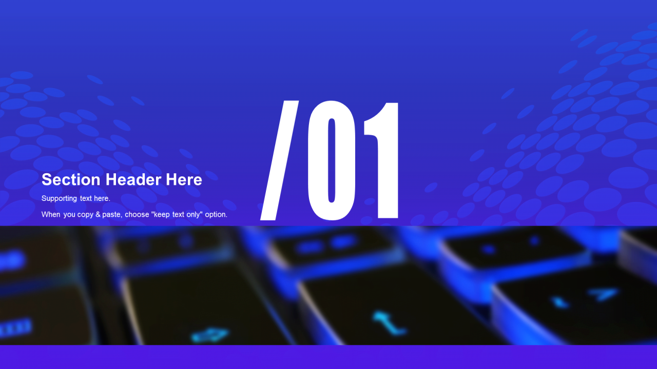 蓝色创意商务科技工作总结PPT案例