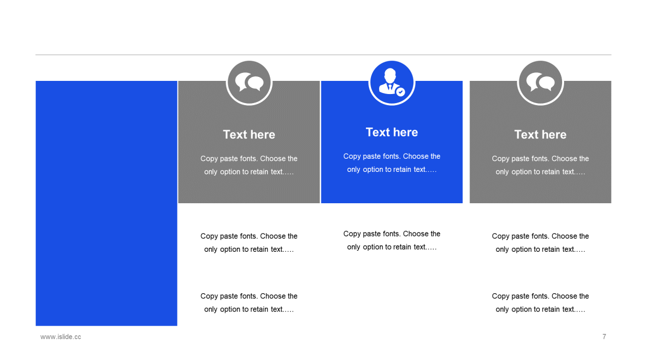 蓝色创意商务科技工作总结PPT案例