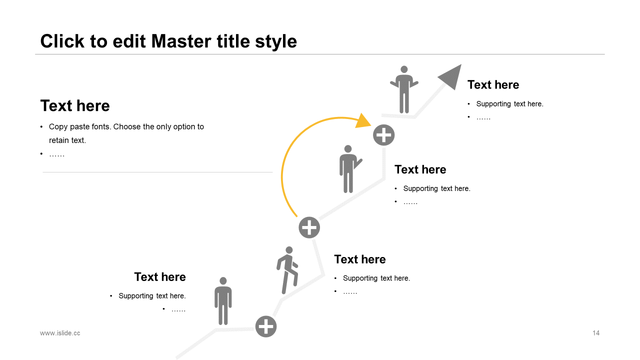 黄色创意个人岗位竞聘述职PPT素材下载