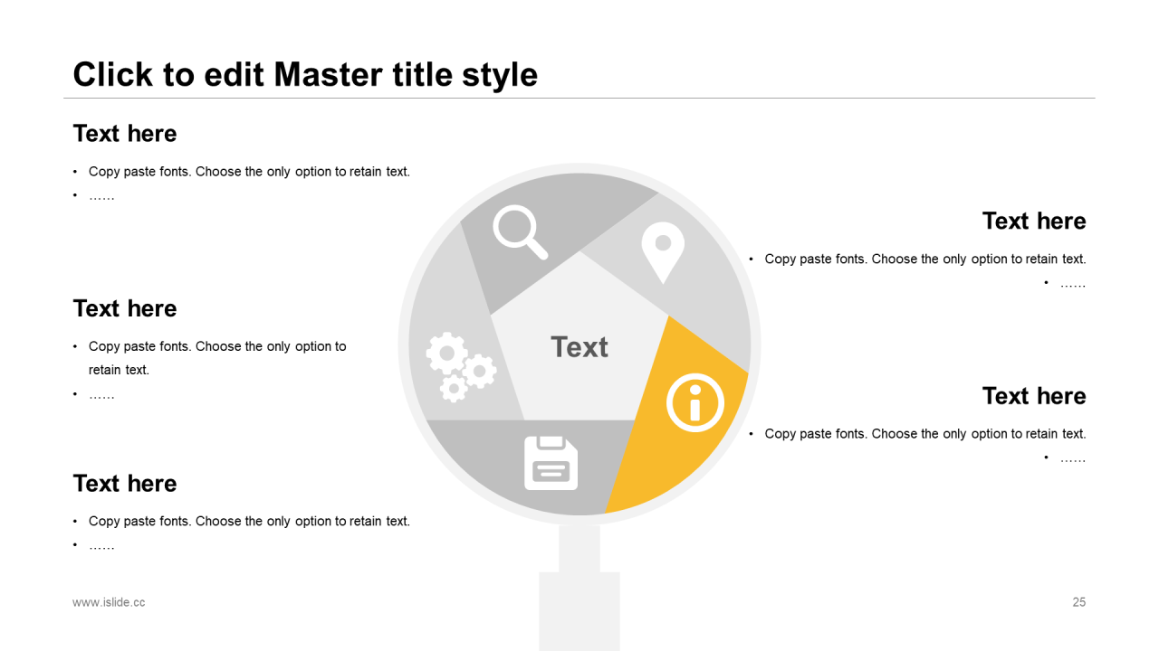 黄色创意个人岗位竞聘述职PPT素材下载