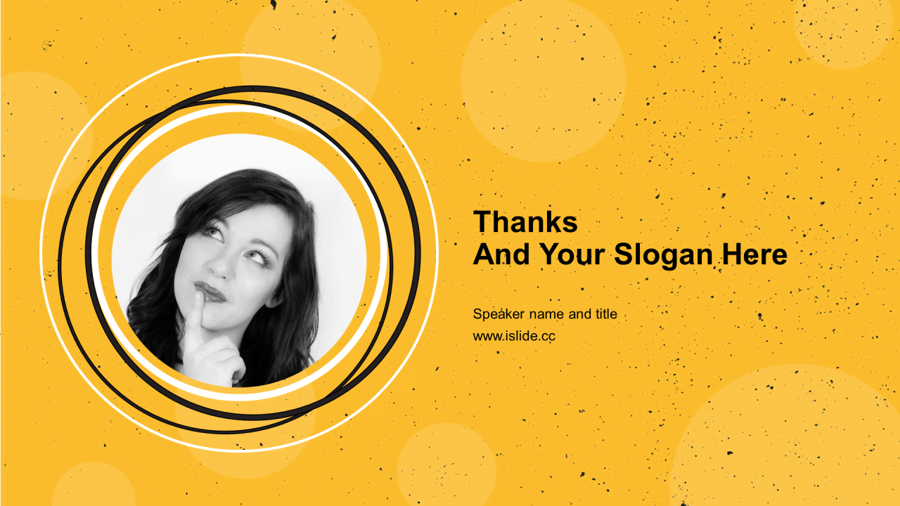 黄色创意个人岗位竞聘述职PPT素材下载