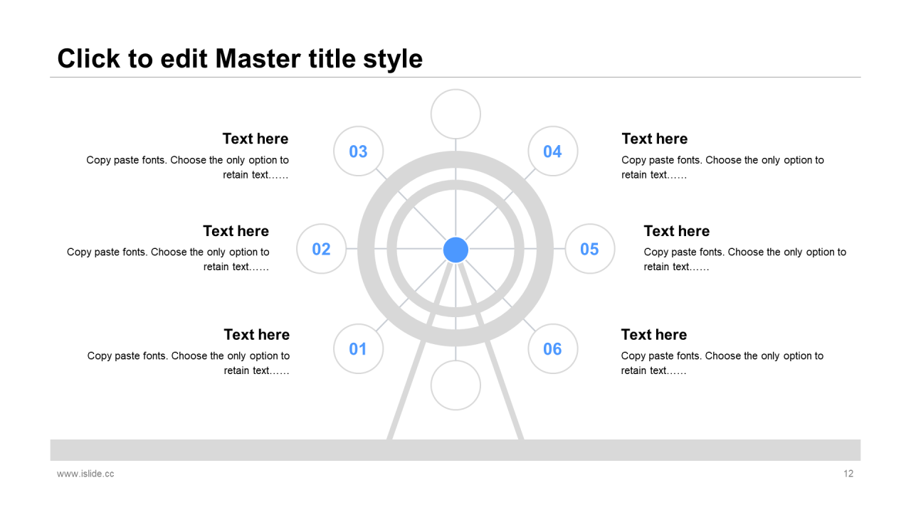 多色创意简约风年终工作总结汇报PPT模板