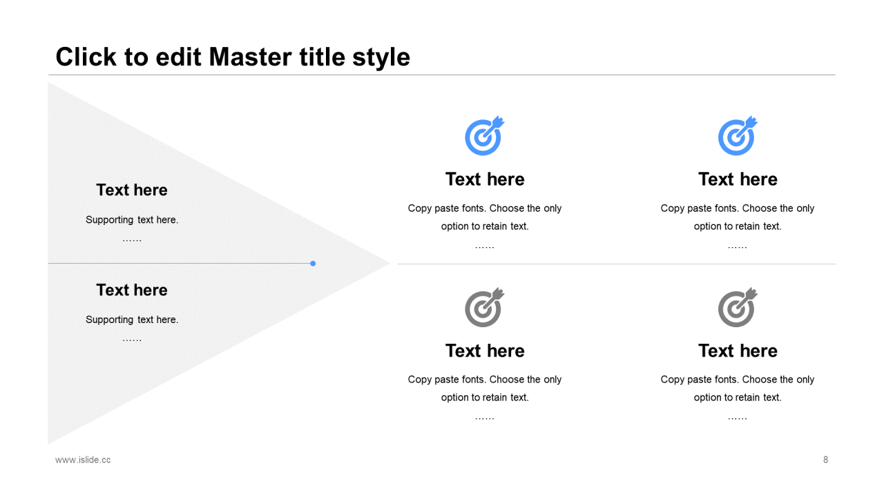多色创意简约风年终工作总结汇报PPT模板