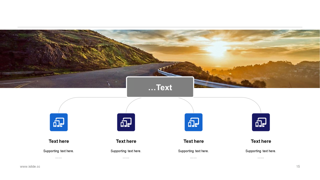 蓝色插画教育学习工作总结PPT案例