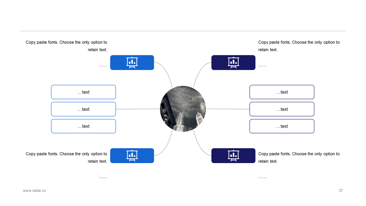 蓝色插画教育学习工作总结PPT案例