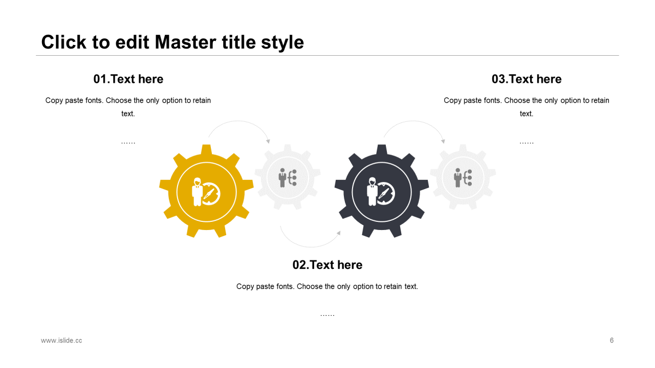 灰色插画极简风商务演讲市场营销PPT素材下载