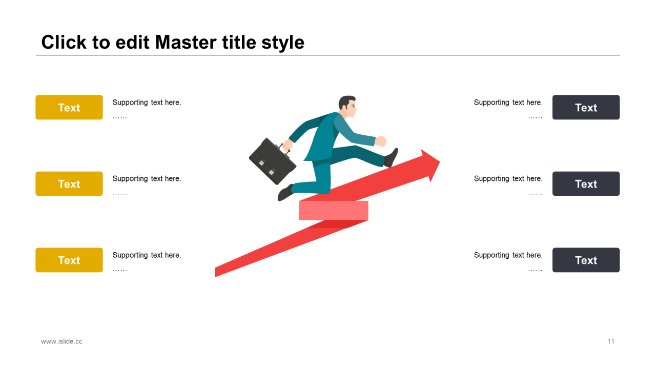 灰色插画极简风商务演讲市场营销PPT素材下载