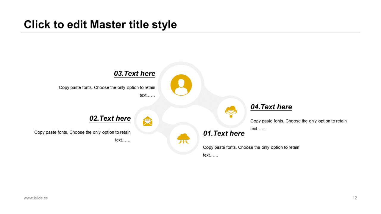 灰色插画极简风商务演讲市场营销PPT素材下载