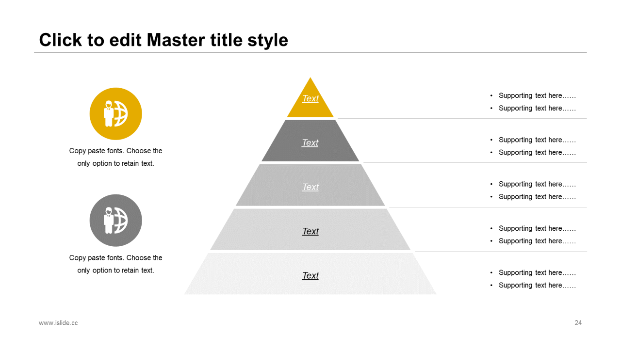 灰色插画极简风商务演讲市场营销PPT素材下载