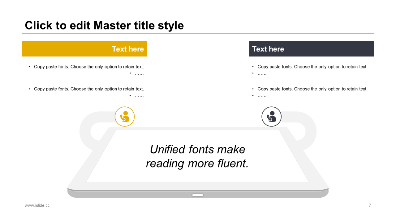 灰色插画极简风商务演讲市场营销PPT素材下载