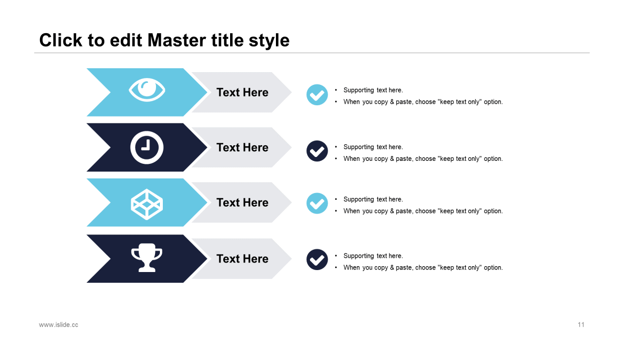 蓝色极简办公插画年终工作汇报PPT模板