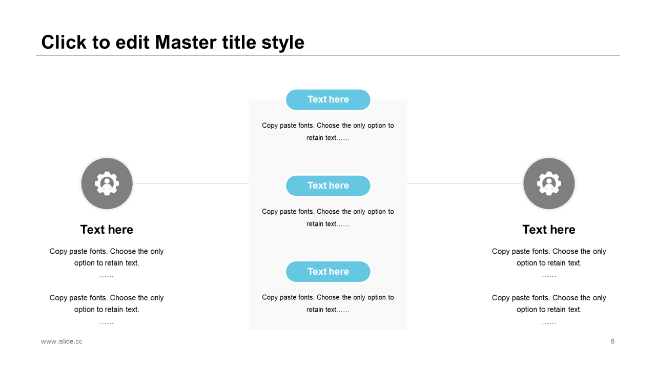 蓝色极简办公插画年终工作汇报PPT模板
