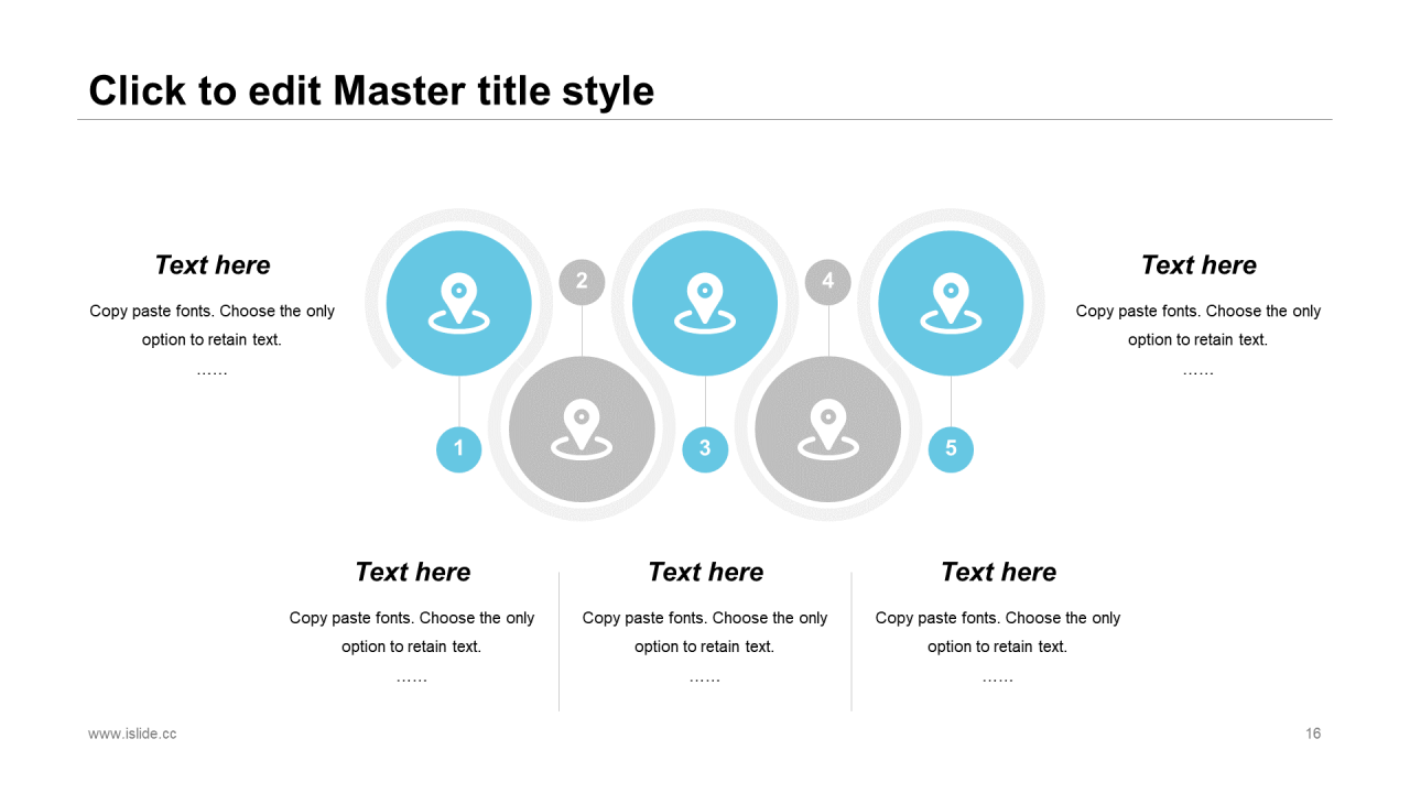 蓝色极简办公插画年终工作汇报PPT模板