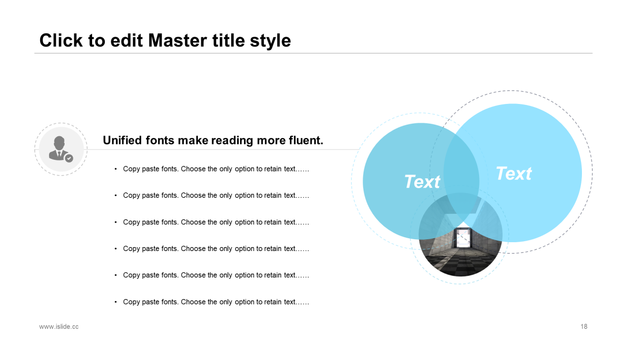 蓝色极简办公插画年终工作汇报PPT模板