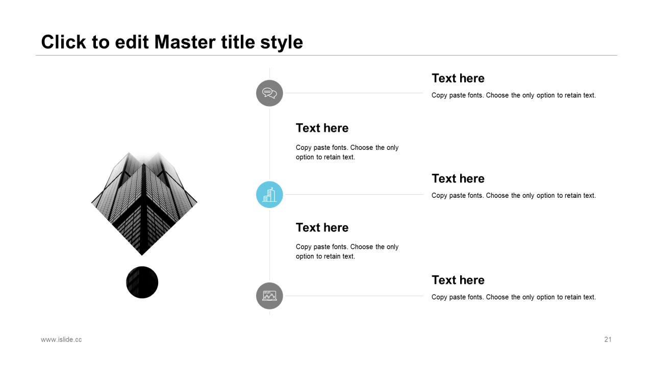 蓝色极简办公插画年终工作汇报PPT模板