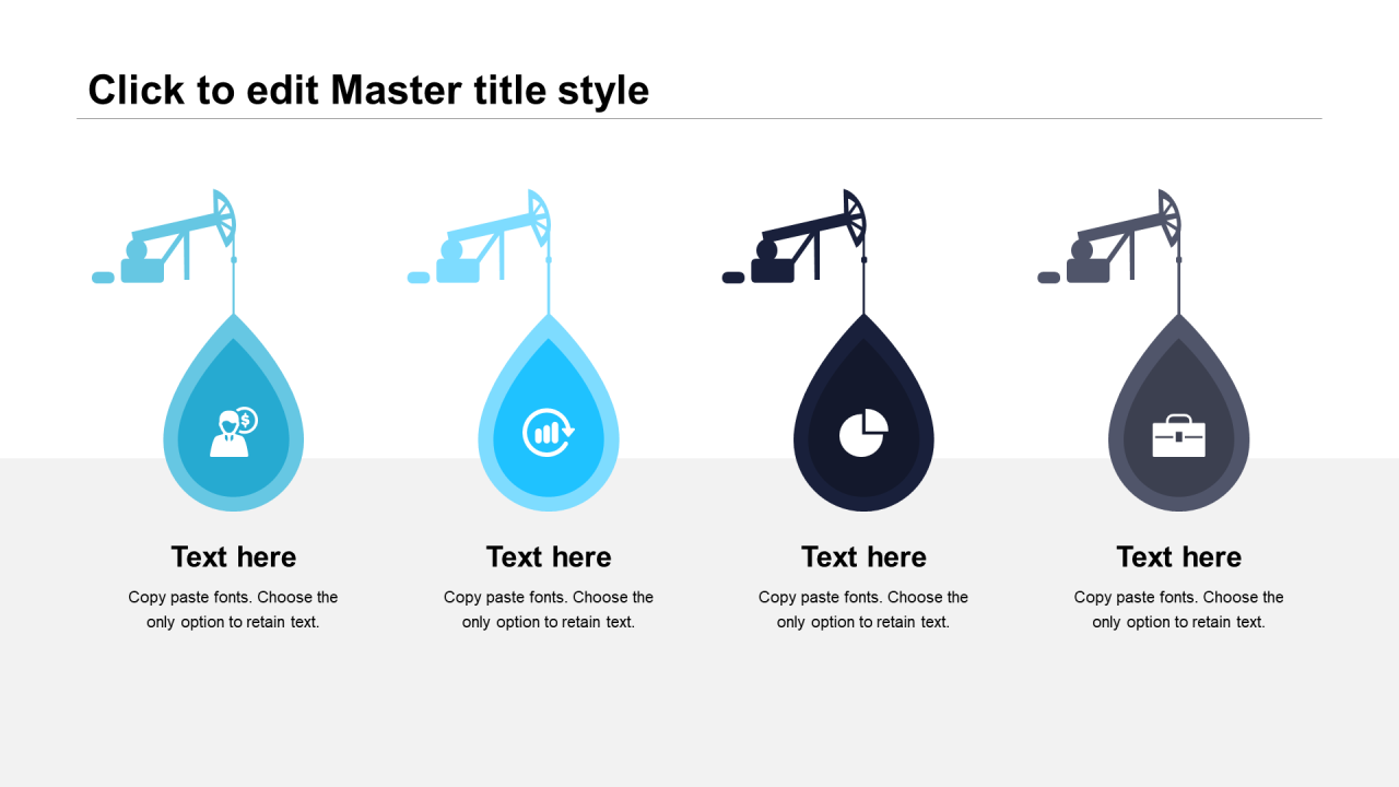 蓝色极简办公插画年终工作汇报PPT模板
