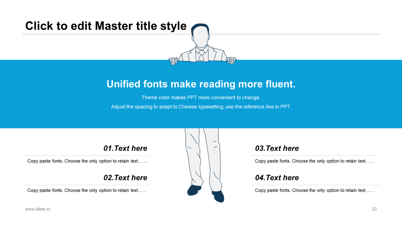 蓝色极简创意科技风工作总结汇报PPT素材下载