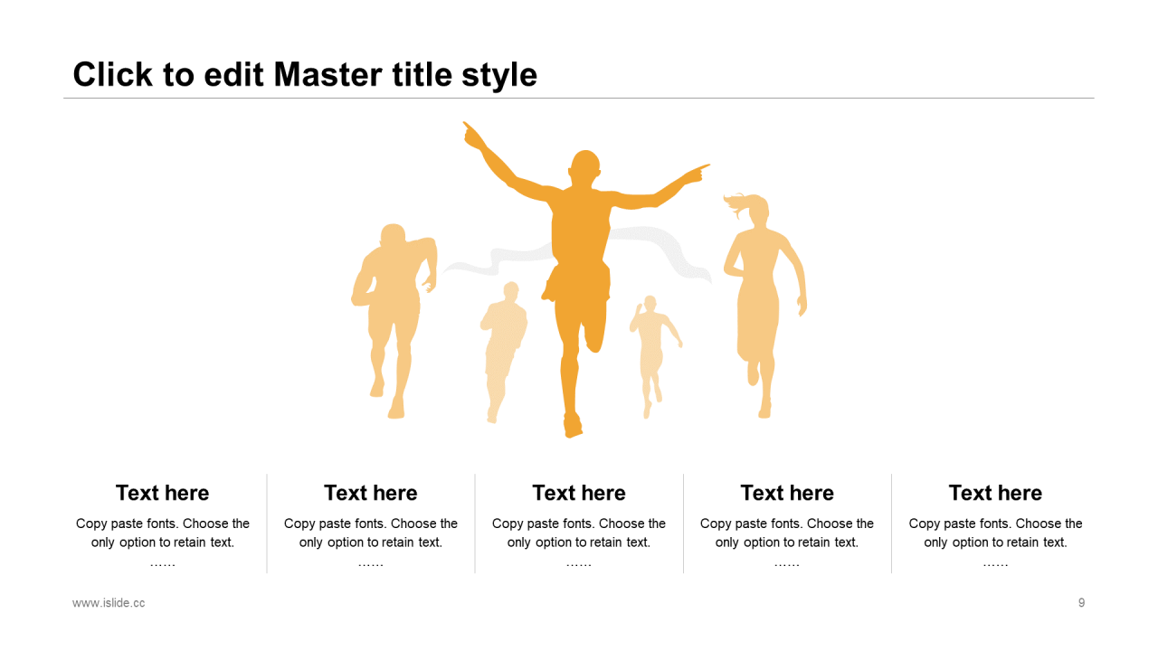 黄色插画简约花卉植物工作总结PPT案例