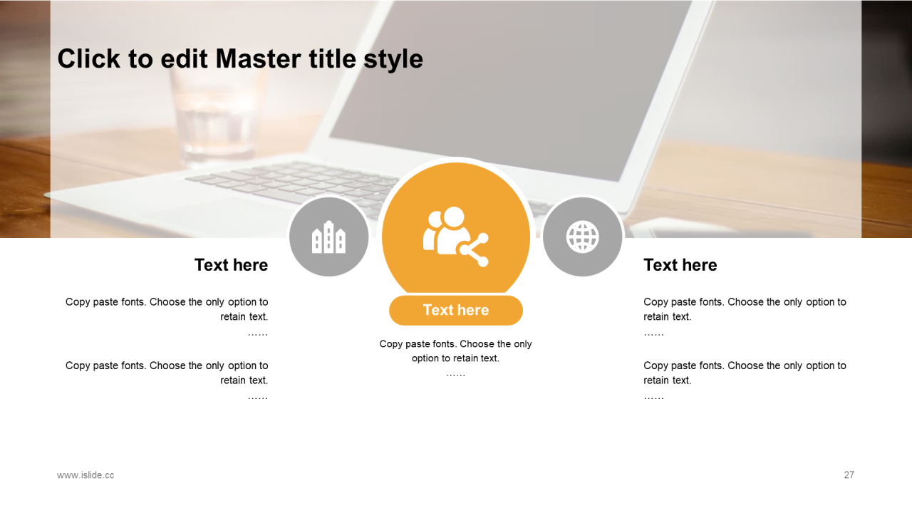 黄色插画简约花卉植物工作总结PPT案例