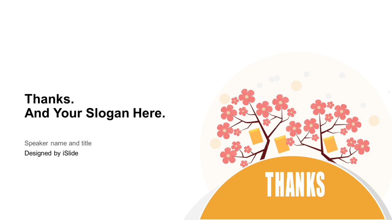 黄色插画简约花卉植物工作总结PPT案例