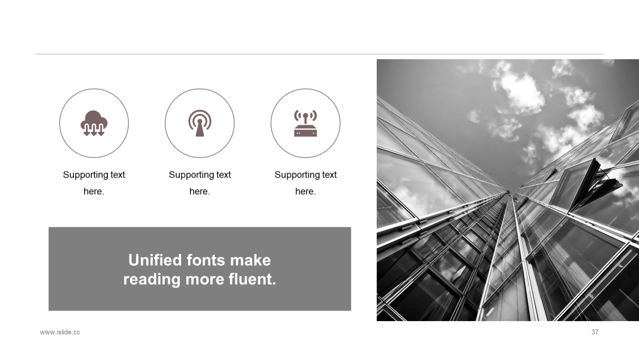 灰色极简水墨笔刷地产项目工作总结PPT下载