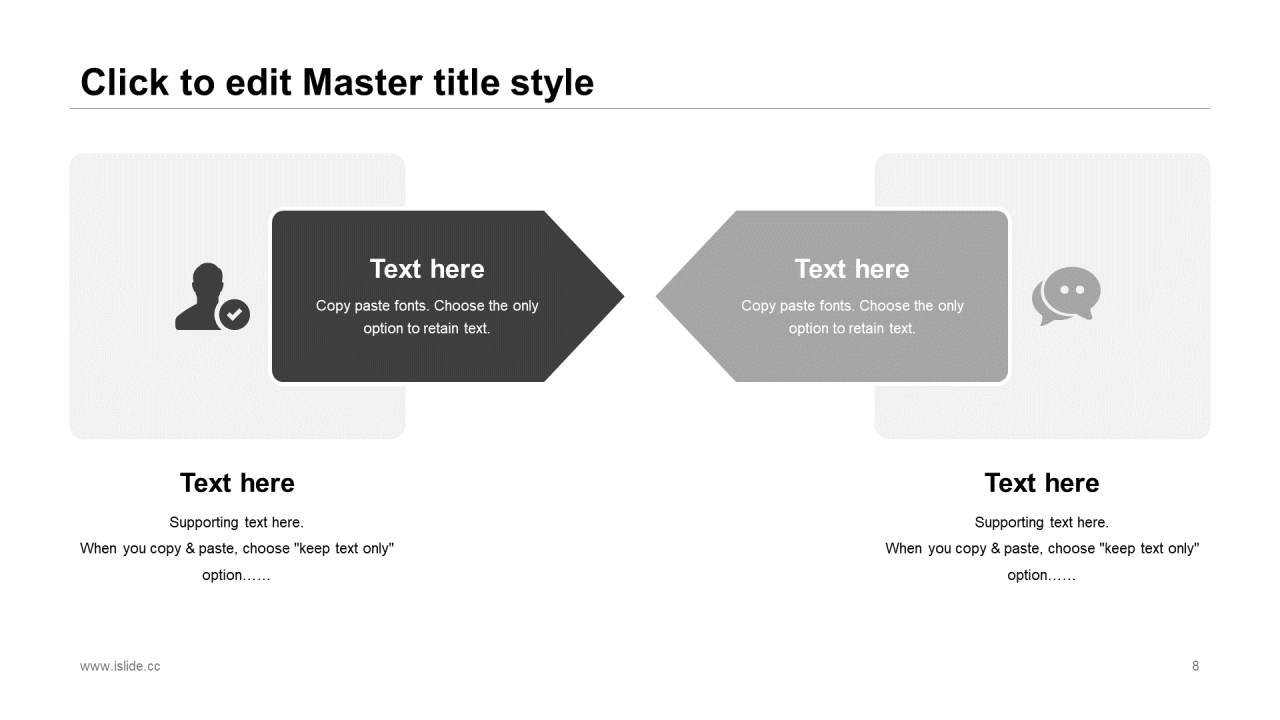 灰色简约商务季度工作总结汇报PPT素材