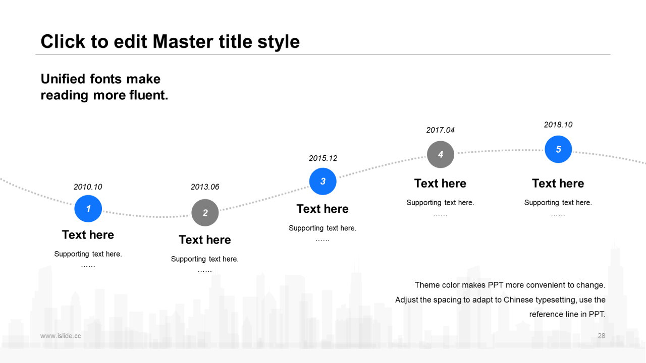 蓝色创意科技风工作总结汇报PPT模板下载