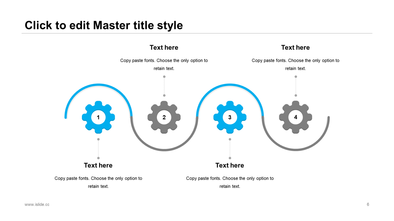蓝色插画创意年终工作总结商务报告通用PPT模板