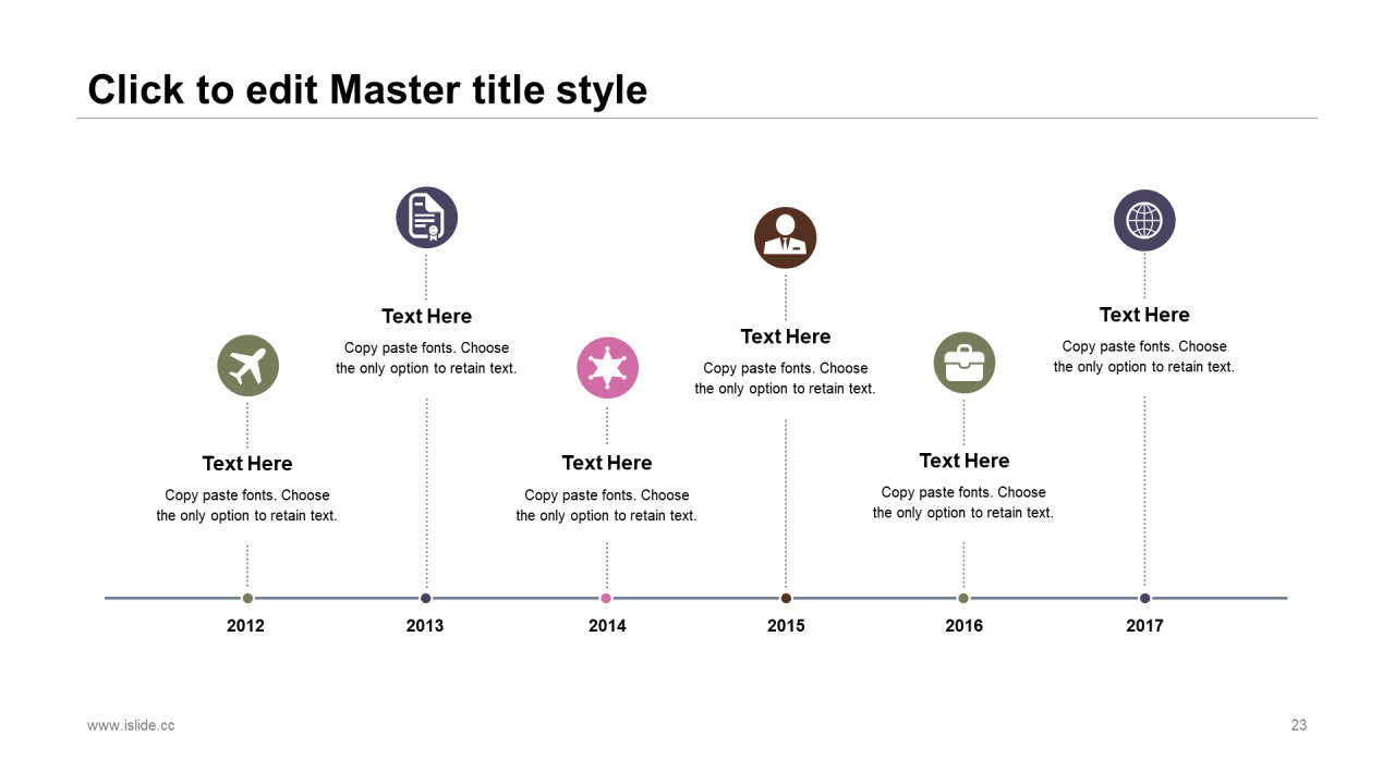 多色创意插画教育培训学习课件PPT模板
