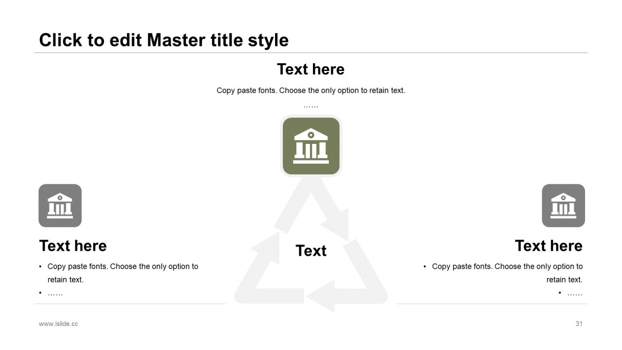 多色创意插画教育培训学习课件PPT模板