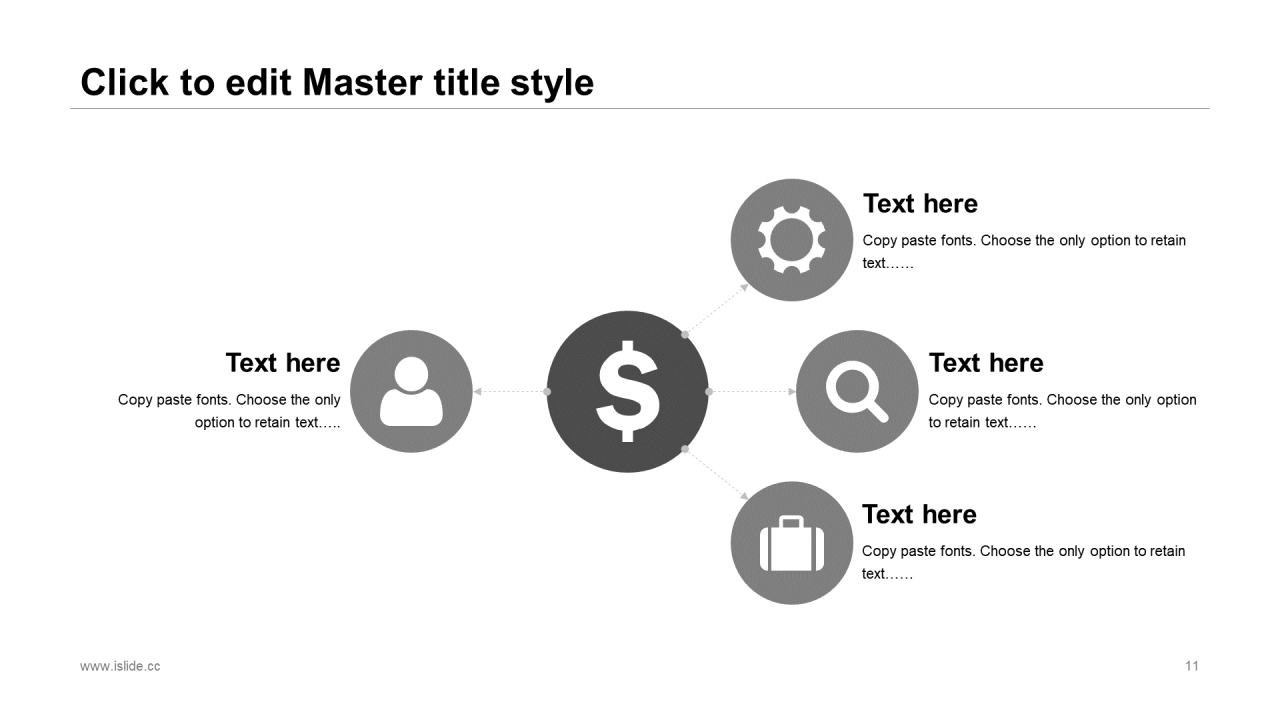 黑色创意商务风通用年终工作汇报PPT模板