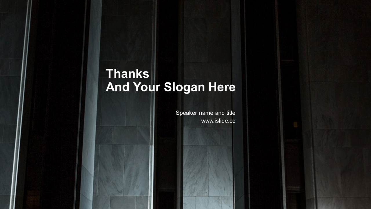 黑色创意商务风通用年终工作汇报PPT模板