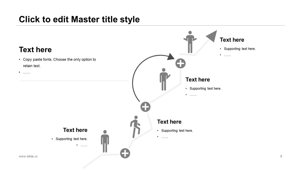 黑色创意商务风通用年终工作汇报PPT模板