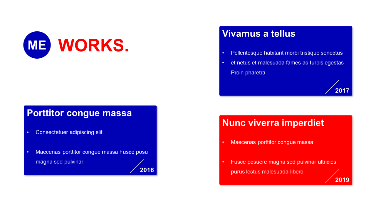 蓝色商务公司年度工作总结汇报PPT模板下载