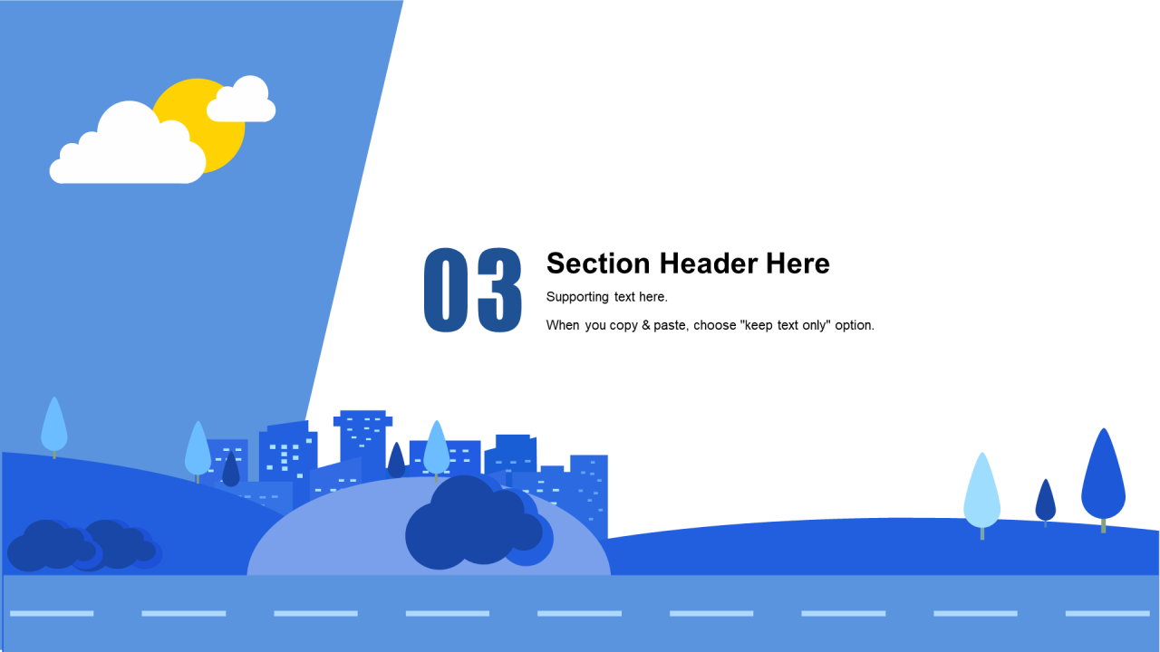 蓝色插画建筑装修商业计划书PPT案例