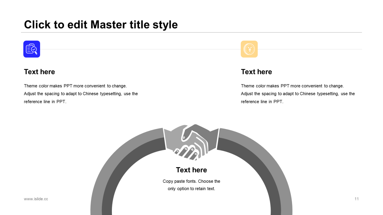 蓝色插画教育培训工作总结PPT案例