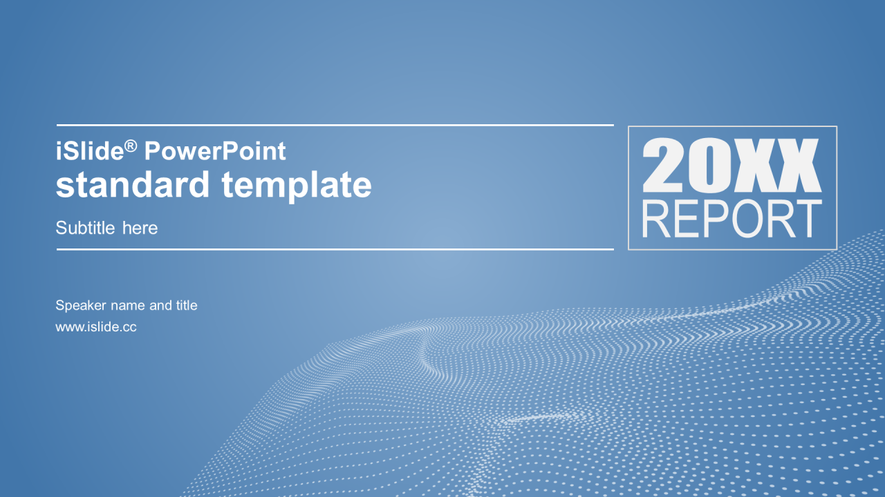 蓝色创意简约风格年度工作总结报告PPT素材