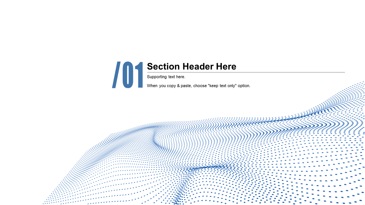 蓝色创意简约风格年度工作总结报告PPT素材